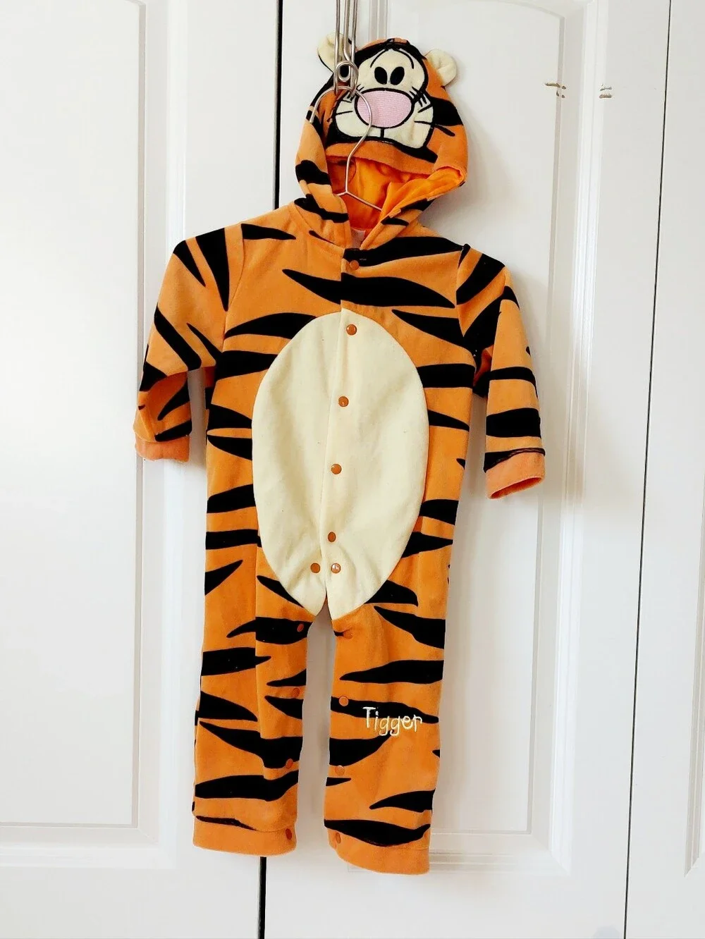 Tigger from Winnie the Pooh Costume Velour Outfit 12-18m Halloween Disney y2k 90